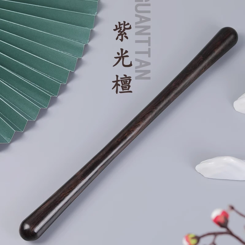 筋骨按摩锤家用美容擀筋棒刮后背精品把玩棍多功能实木加粗按摩棒