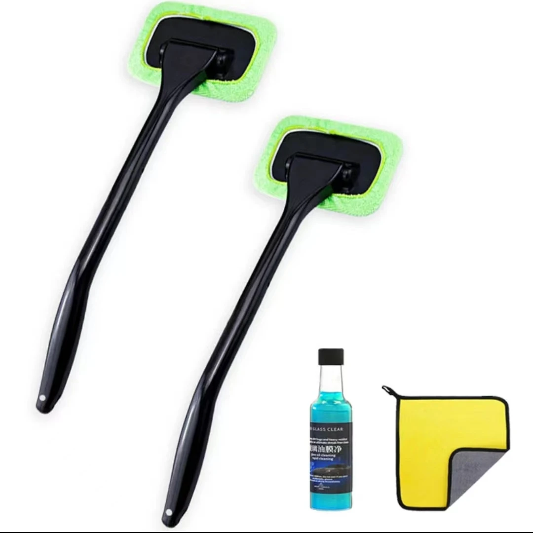 汽车前挡风玻璃除雾刷车内清洁刷工具车窗去雾除尘去指纹擦车神器