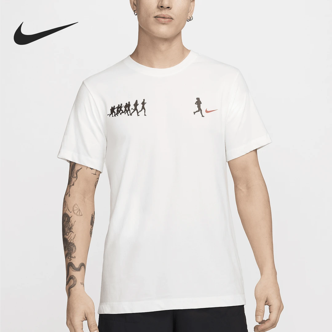 Nike/耐克正品2024新款男士舒爽透气跑步运动短袖FV8393-121