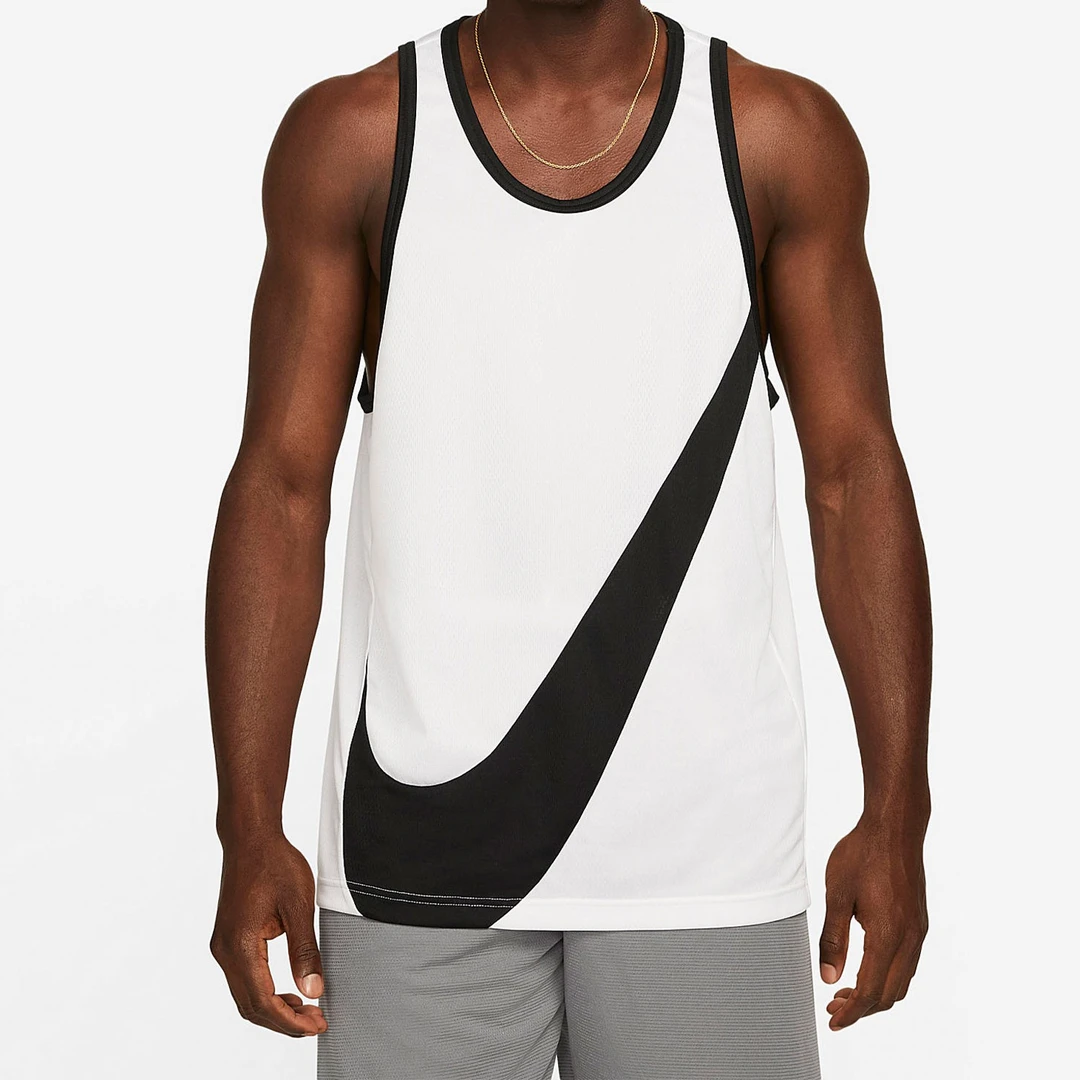 Nike/耐克正品男款篮球运动训练速干透气无袖背心 DH7133-100