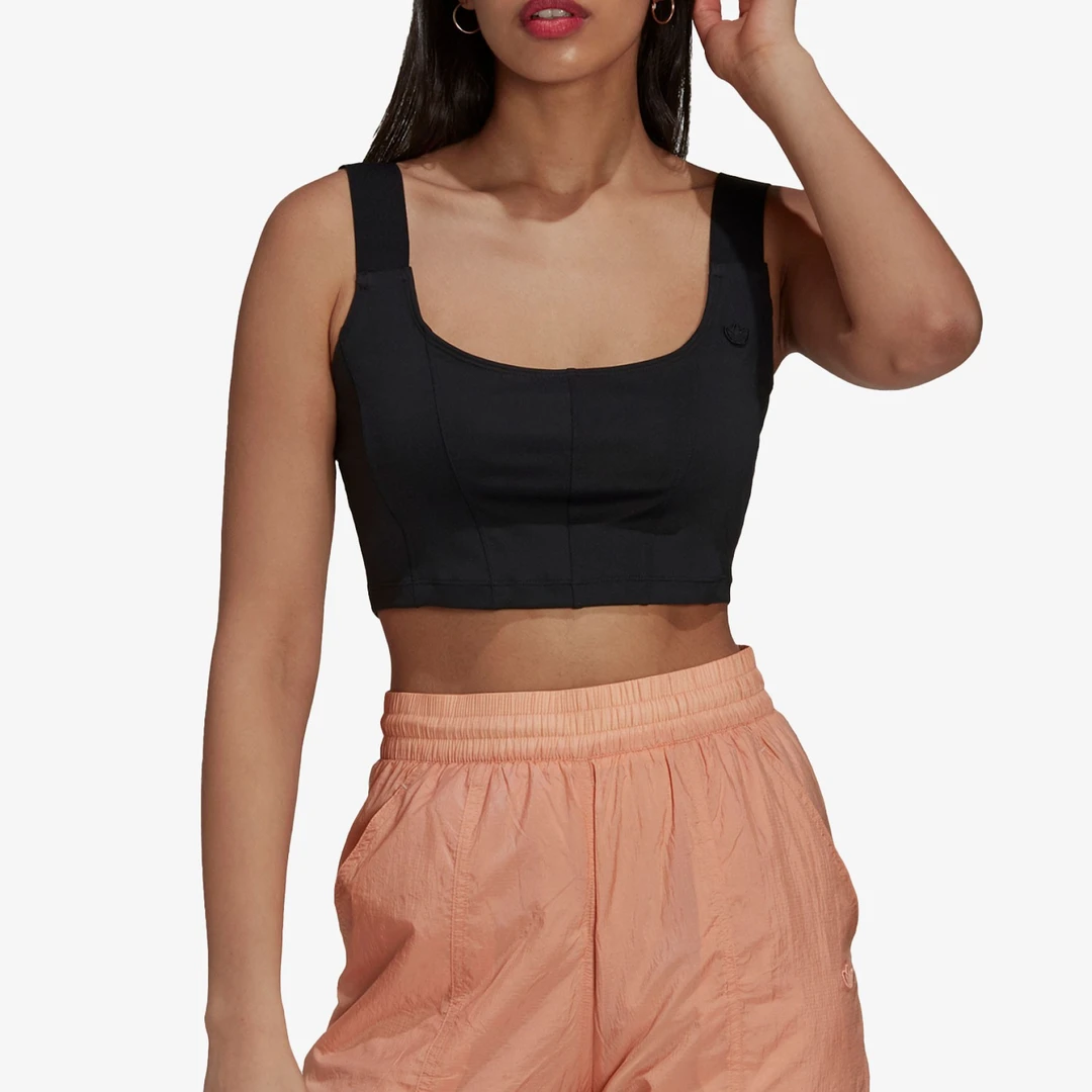 Adidas/阿迪达斯正品三叶草2021新款女款训练运动背心H43938