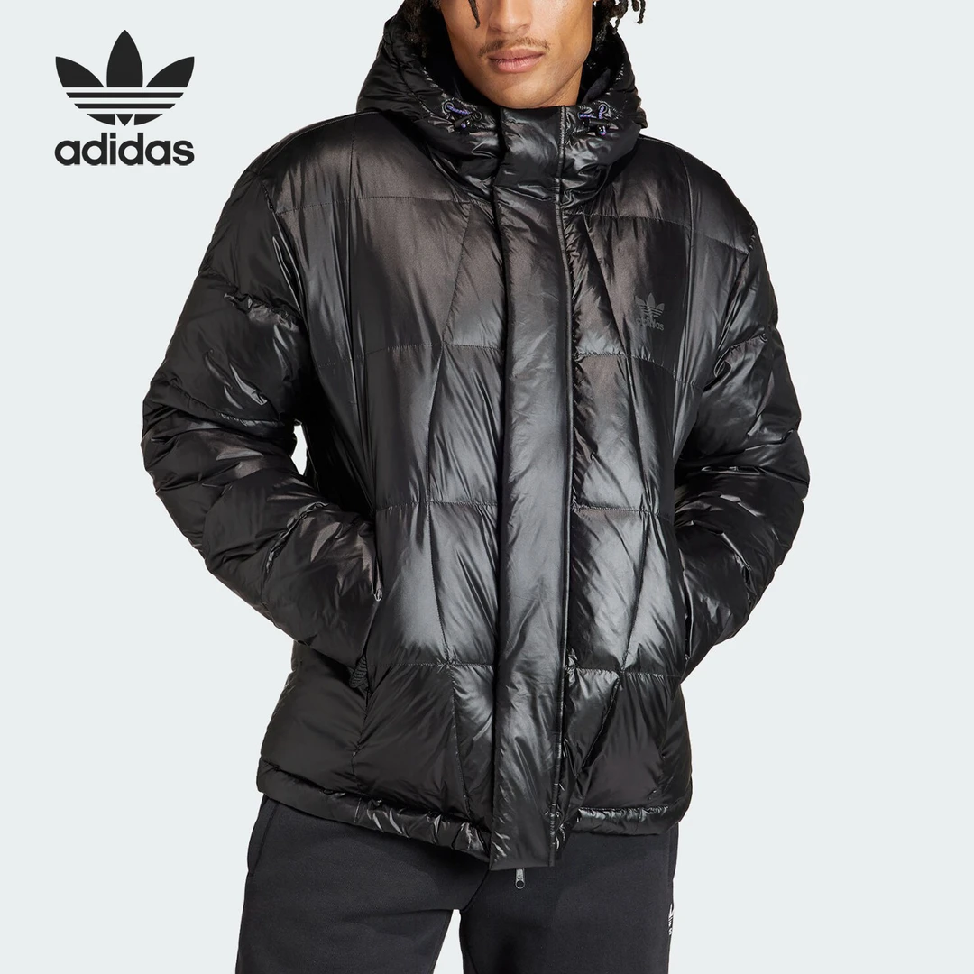 Adidas/阿迪达斯正品三叶草男子复古保暖运动羽绒服IR7131