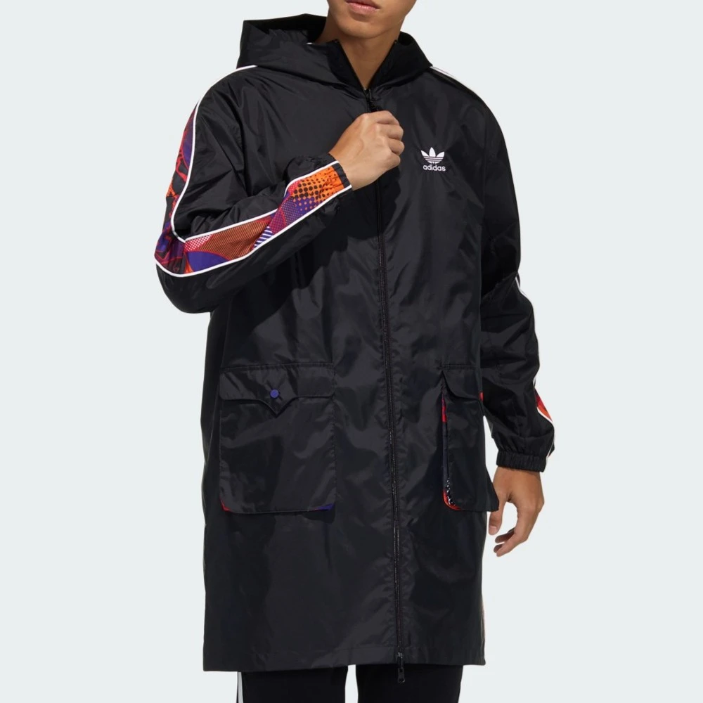 Adidas/阿迪达斯正品三叶草CNY Parka男款春秋连帽运动外套GN5451