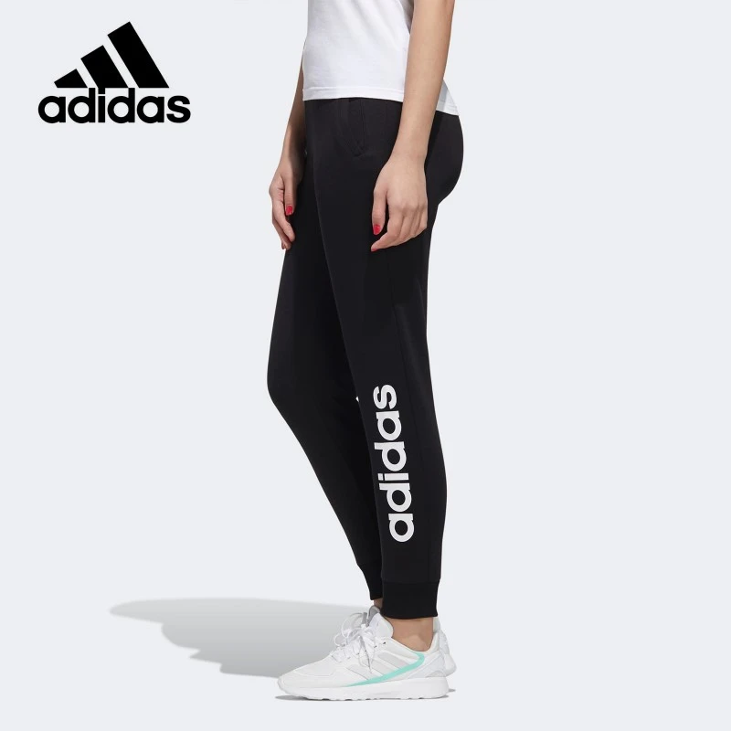 Adidas/阿迪达斯正品neo W ESNTL LOGO TP 女子秋季运动裤GJ7917