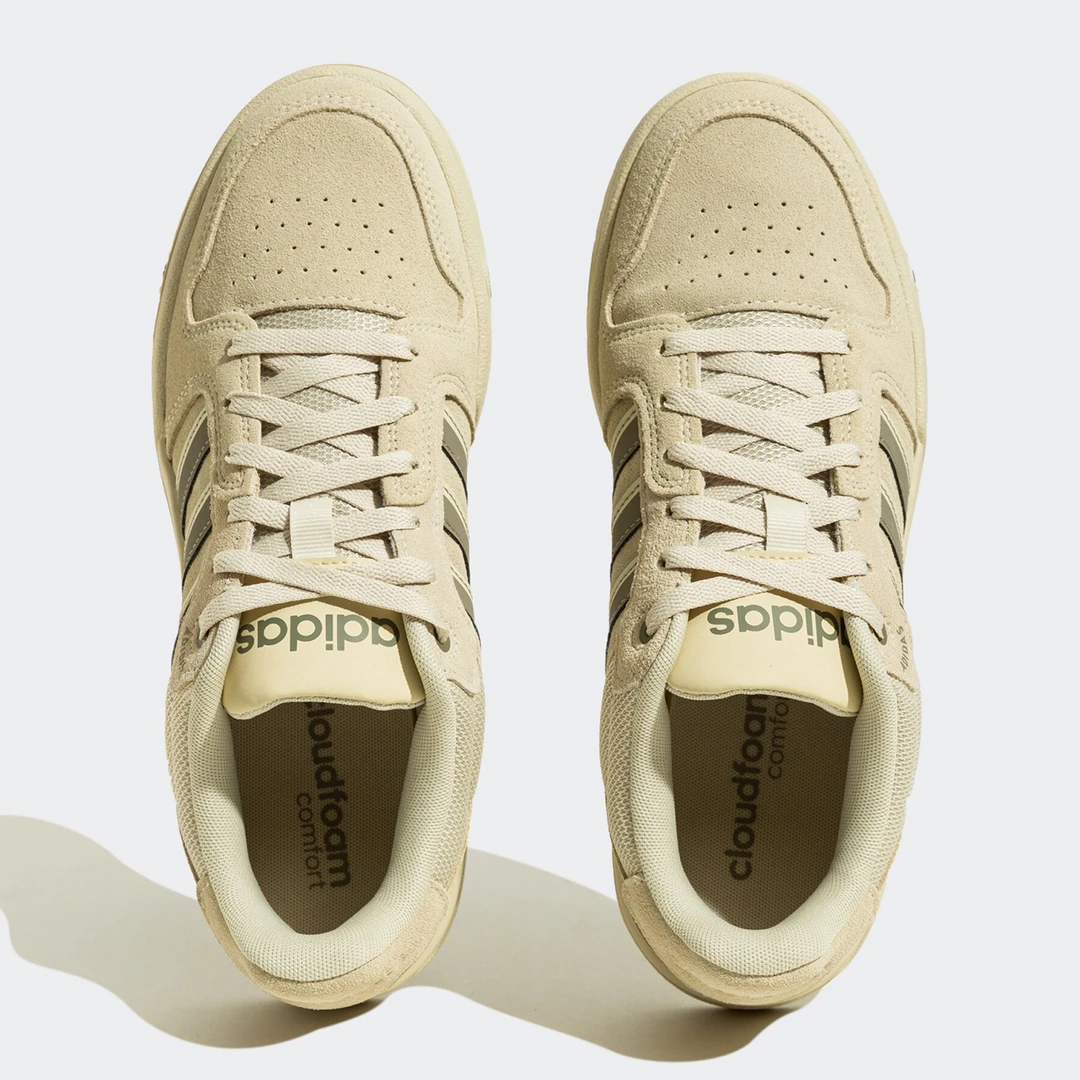 Adidas/阿迪达斯正品ENTRAP男女同款复古篮球鞋板鞋JS3007