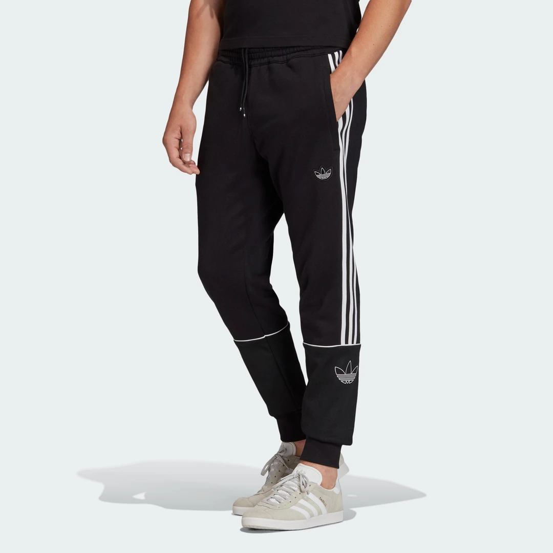 Adidas/阿迪达斯正品三叶草 Outline sp ft 男款直筒运动裤FM3912
