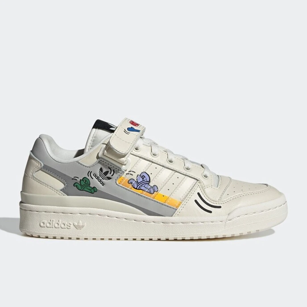 Adidas/阿迪达斯正品三叶草FORUM 84 LOW男女运动板鞋GX2181