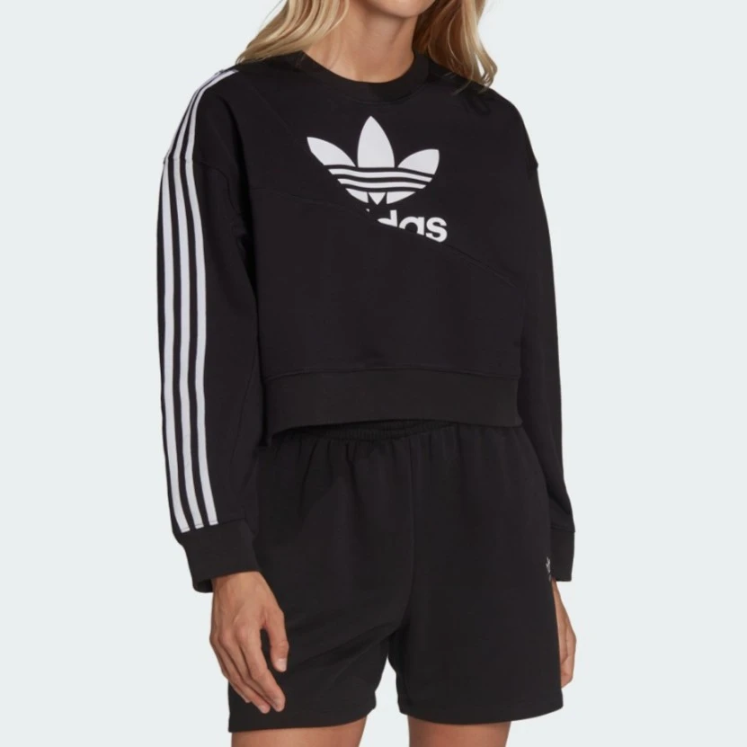 Adidas/阿迪达斯正品三叶草休闲女款时尚潮流运动卫衣 HC4622
