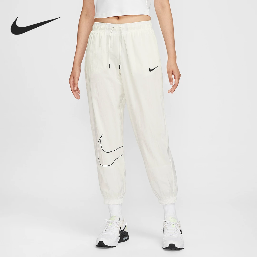 Nike/耐克正品2024新款女士宽松系带透气梭织长裤HM9413-133