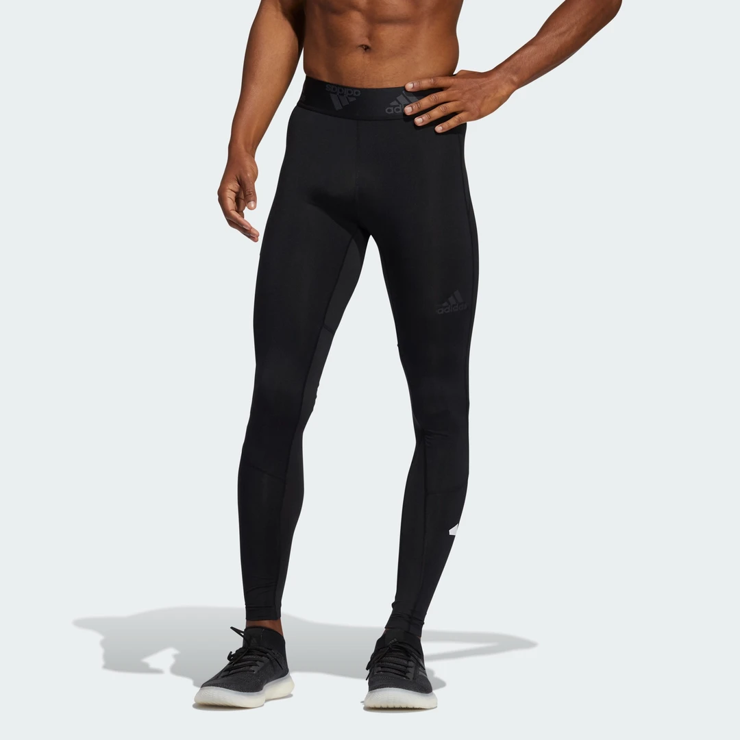 Adidas/阿迪达斯正品2021春季新款男款紧身训练运动长裤 GL0452