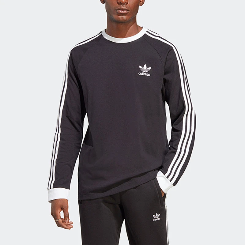 Adidas/阿迪达斯正品三叶草新款男子经典运动长袖T恤IA4877