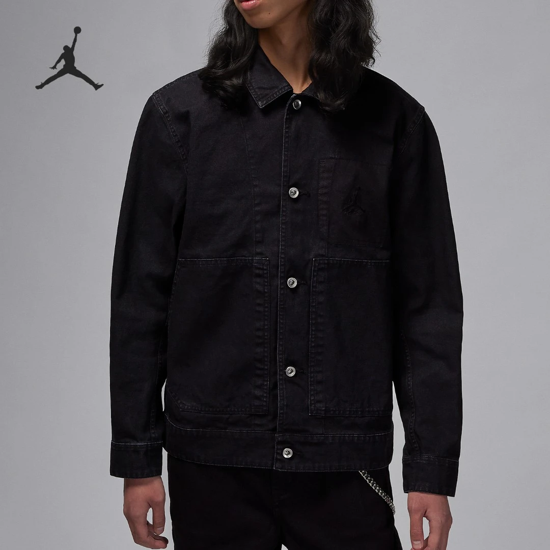 Nike/耐克正品2024春季新款男士运动休闲翻领外套FN4528-010