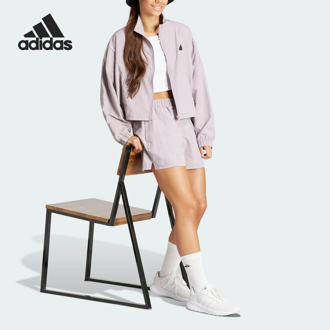 Adidas/阿迪达斯正品2024夏季女士宽松运动套装IS0918