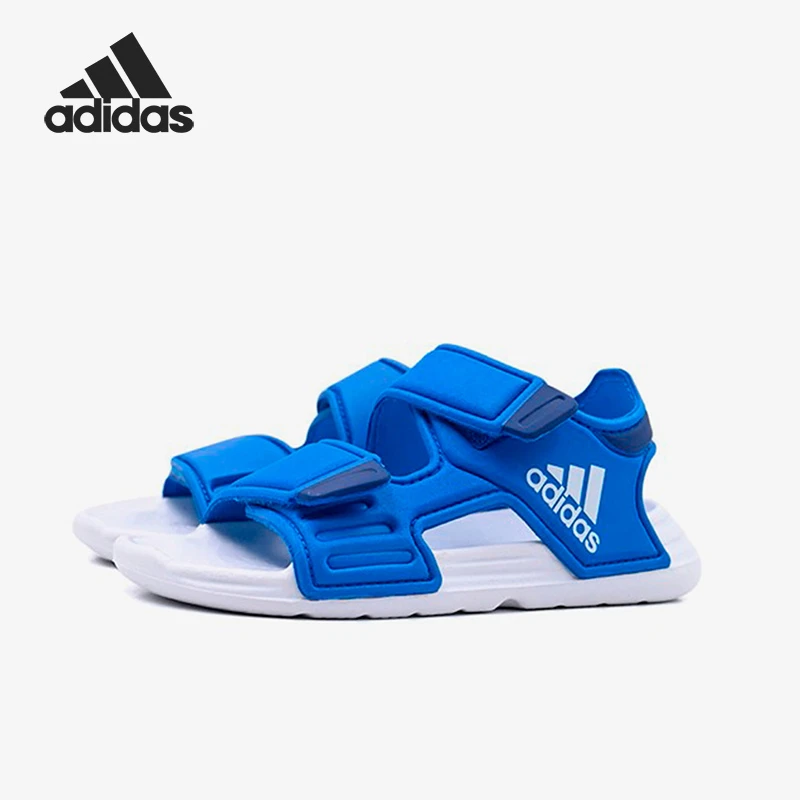Adidas/阿迪达斯正品2022夏季新款儿童露趾沙滩凉鞋 GV7803
