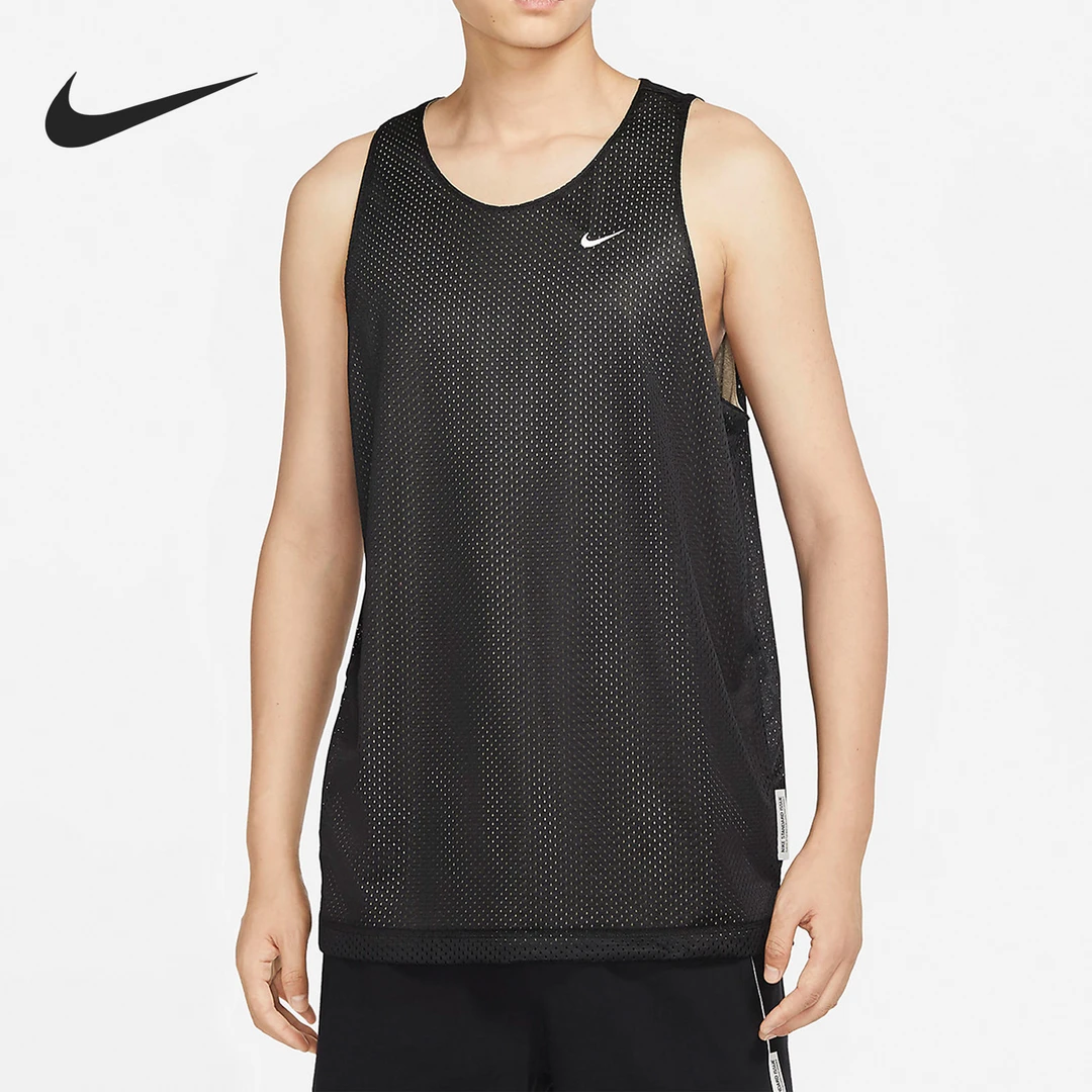 Nike/耐克正品夏季男子篮球运动背心透气双面穿无袖T恤DQ5732-010