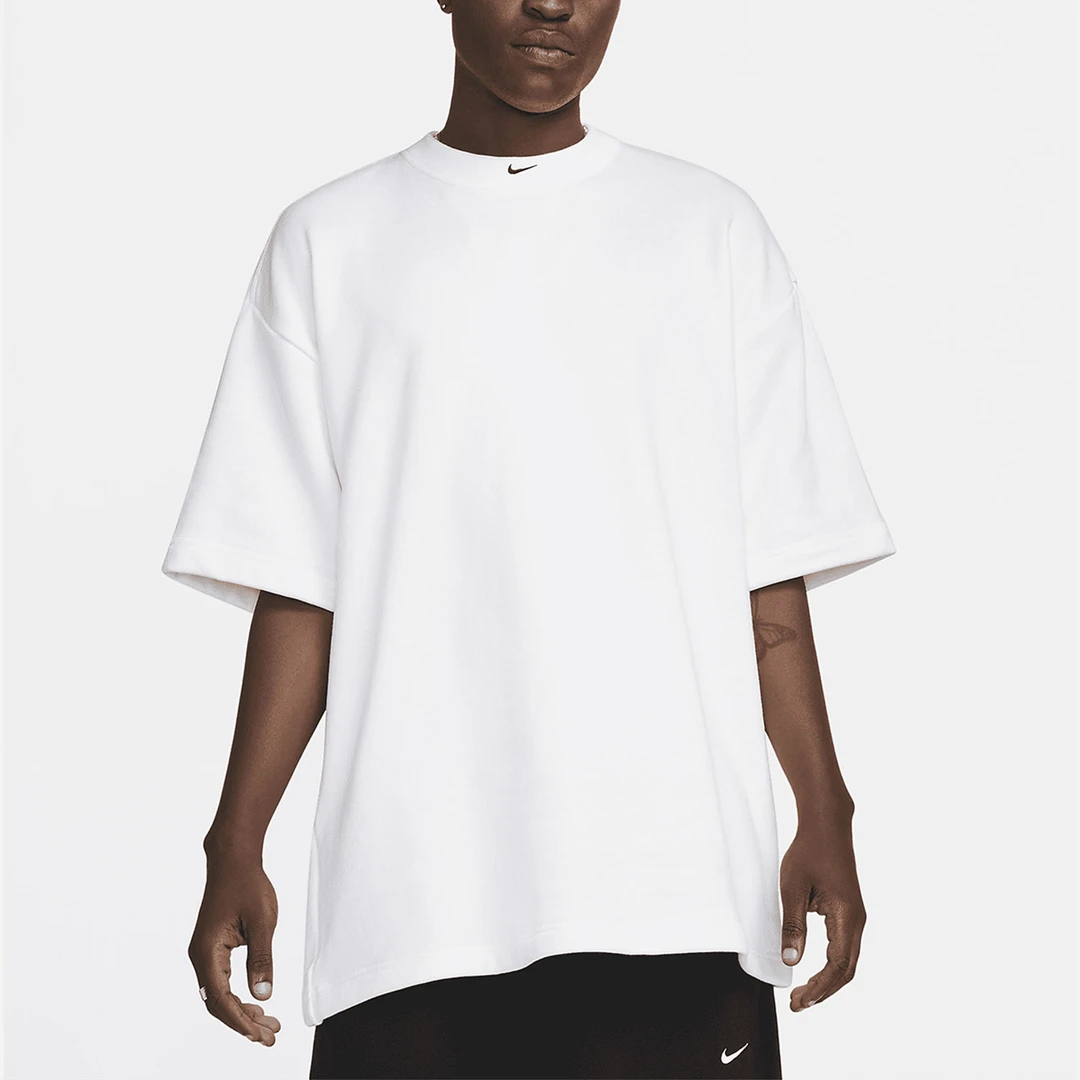 Nike/耐克夏季新款男子运动训练宽松透气白色短袖DX0188