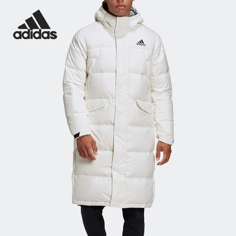 Adidas/阿迪达斯正品运动冬季休闲保暖长款羽绒服中国好羽绒男士