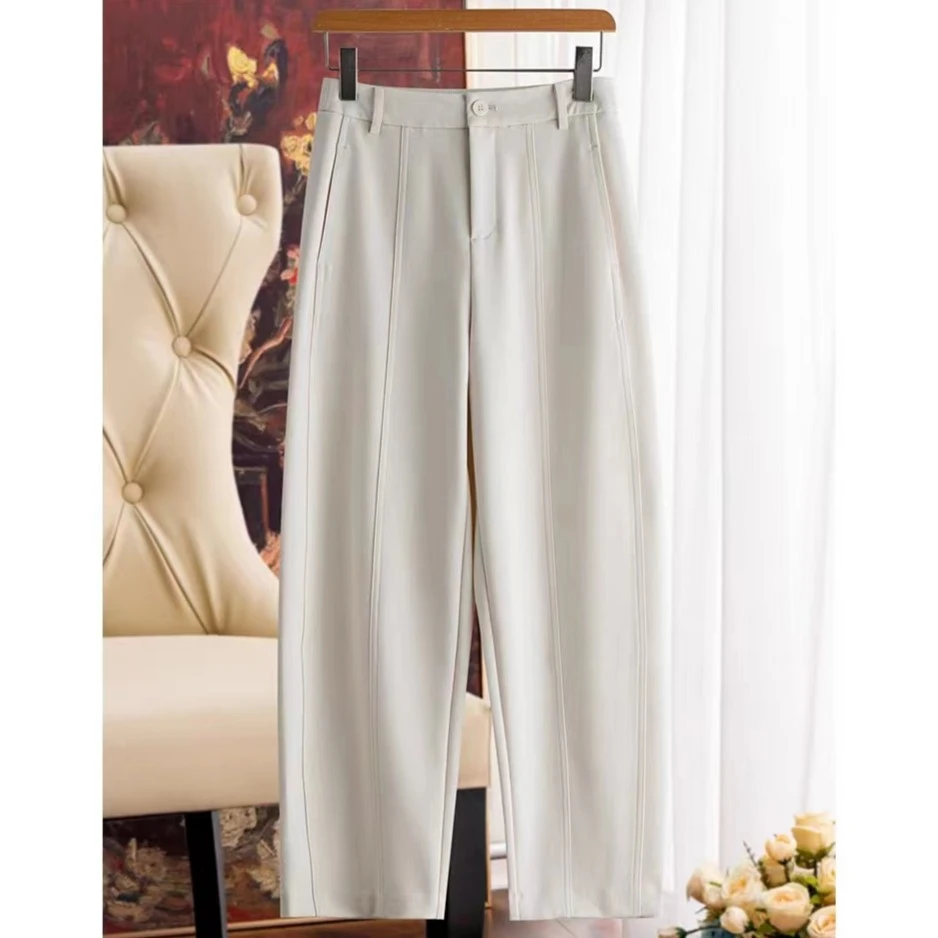 9508 版型超赞！上身超有气质时尚简约设计感休闲香蕉裤