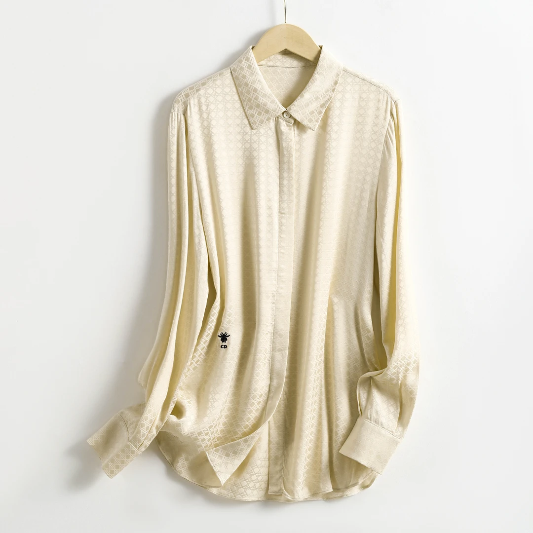 6913 品质柜货！时尚穿搭休闲百搭高级感宽松气质内搭长袖衬衫