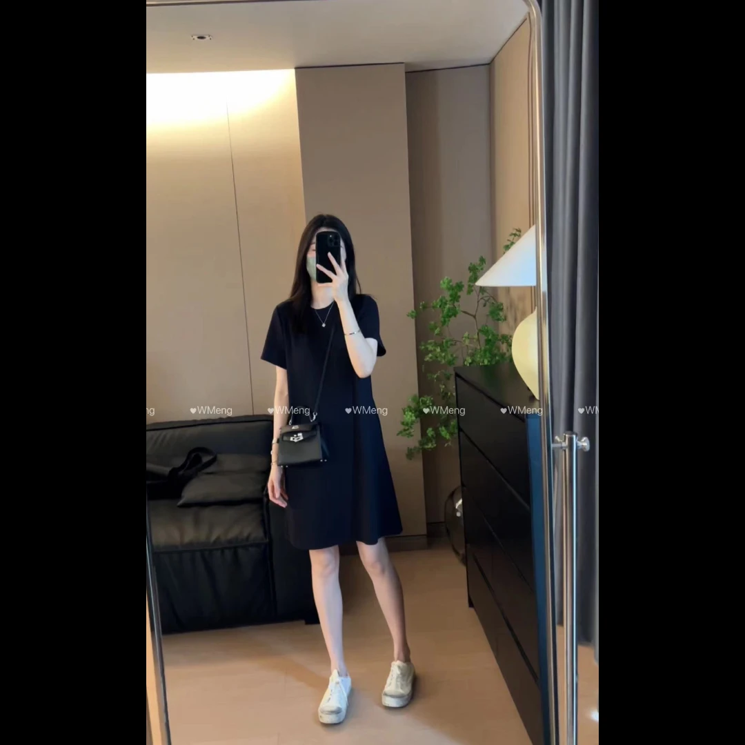 WMeng.【浮云沉香】  小众设计师款极简显瘦连衣裙JS-L-25041921