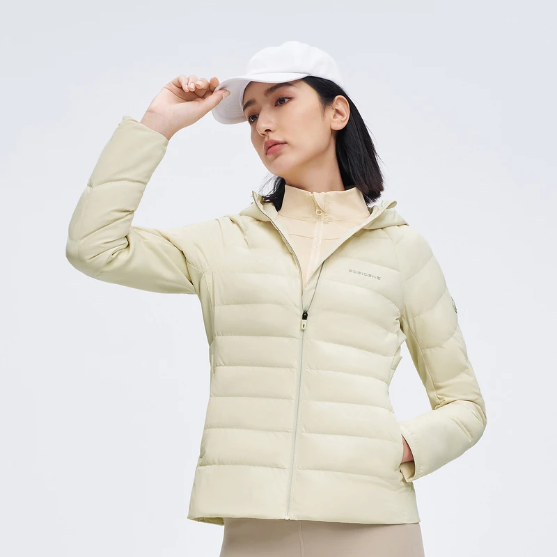 波司登高端轻暖羽绒服时尚户外连帽轻薄保暖秋冬季休闲防风女2104