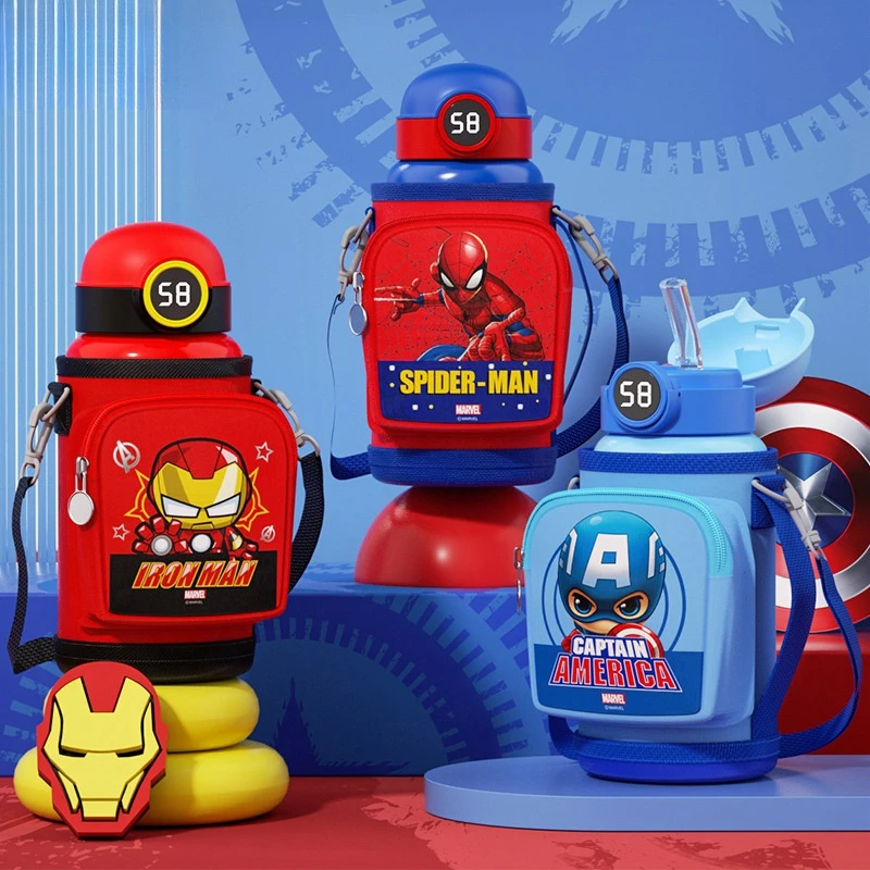 智能显温礼盒装 316不锈钢保温杯吸管小学生大容量幼儿园女孩直饮