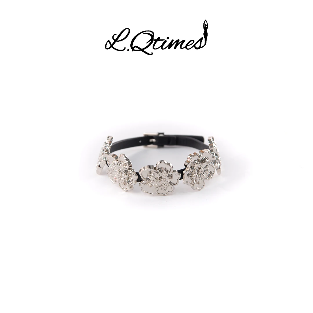 合金项链 上玄水镜&品牌设计师女装 轻奢花朵项链24200212