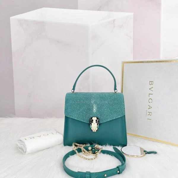 妃鱼/95新/宝格丽/BVLGARI/单肩包/市场价31400