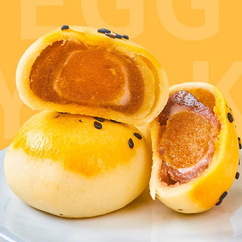 【9.9元30包】雪媚娘蛋黄酥迷你红豆紫薯咸蛋黄味爆款零食大礼包