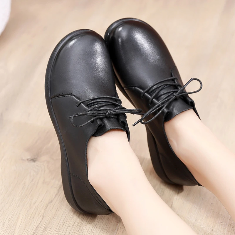 头层软牛皮超软底