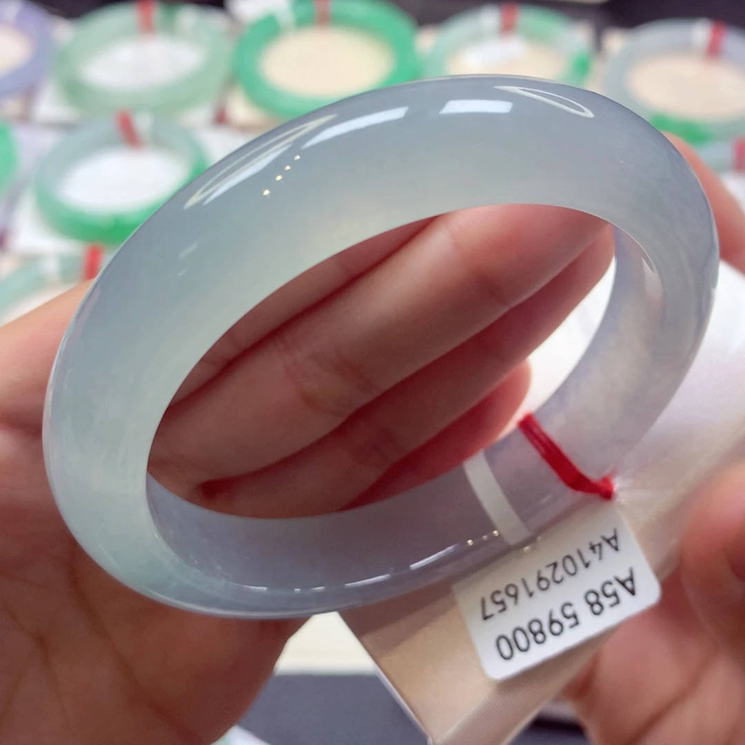 翡翠手镯未镶嵌45手镯99