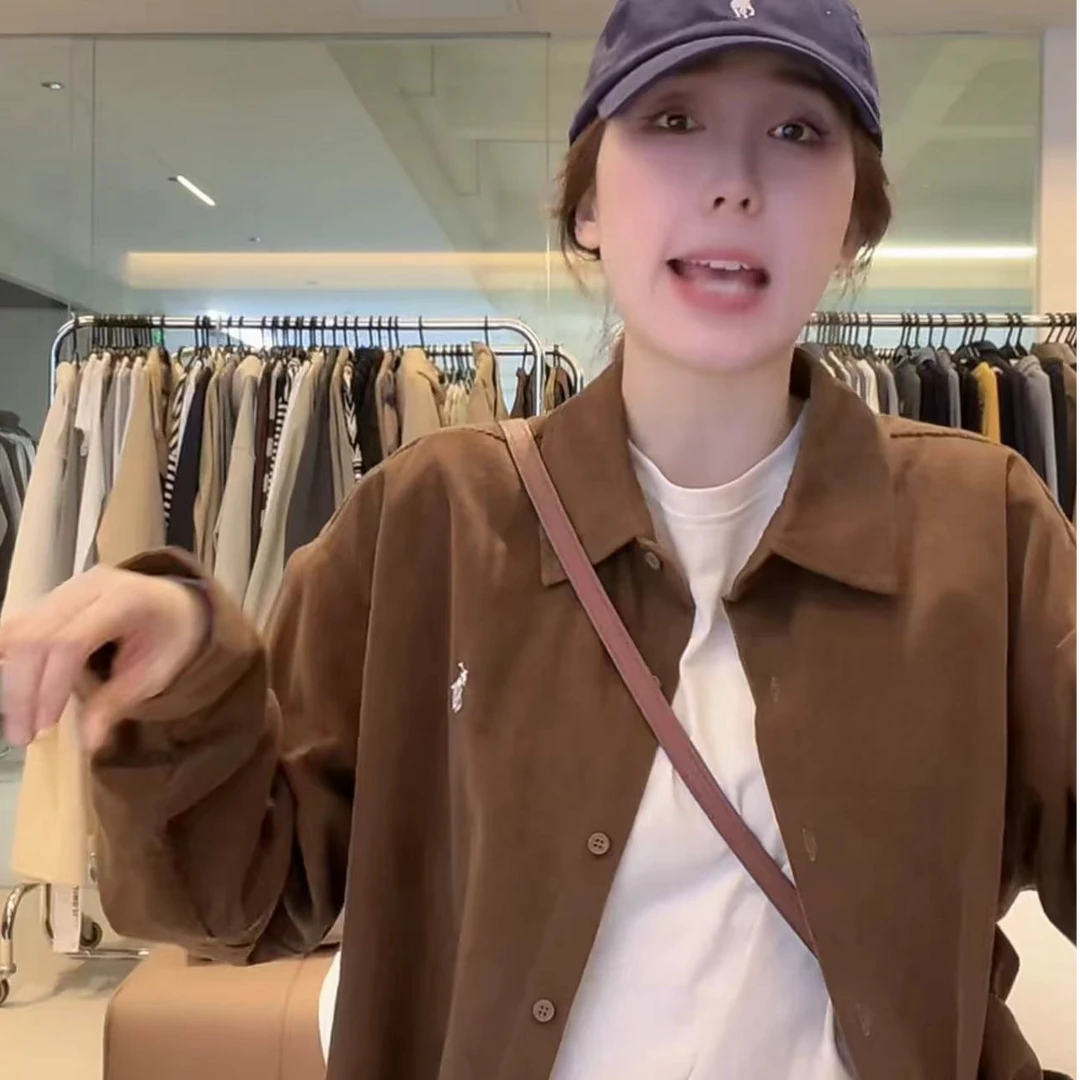 徐靖靖【小马衬衫】2408259长袖舒适时尚休闲高档气质洋气高级感