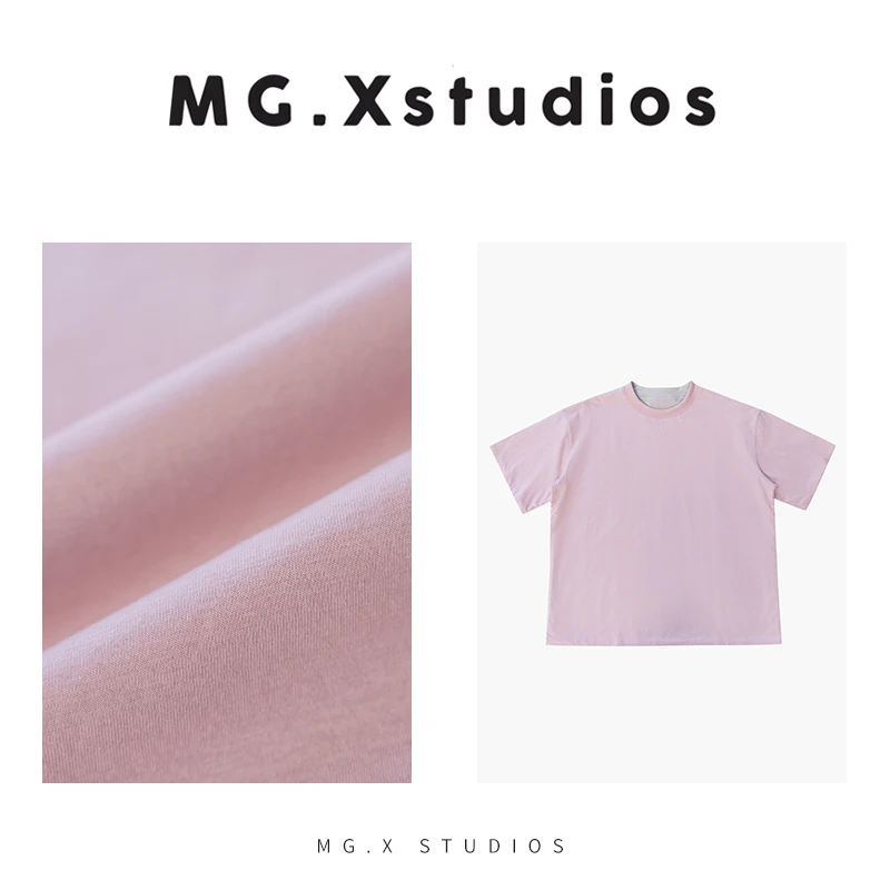 【亭林】经典两穿双层棉T恤时尚休闲夏季宽松圆领透气M42D1630Z113