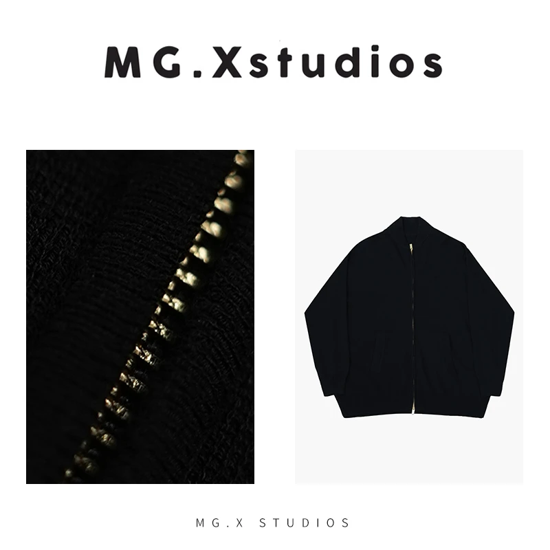 【落花意】MGX百搭极简风拉链卫衣外套气质初秋M43A2166W278