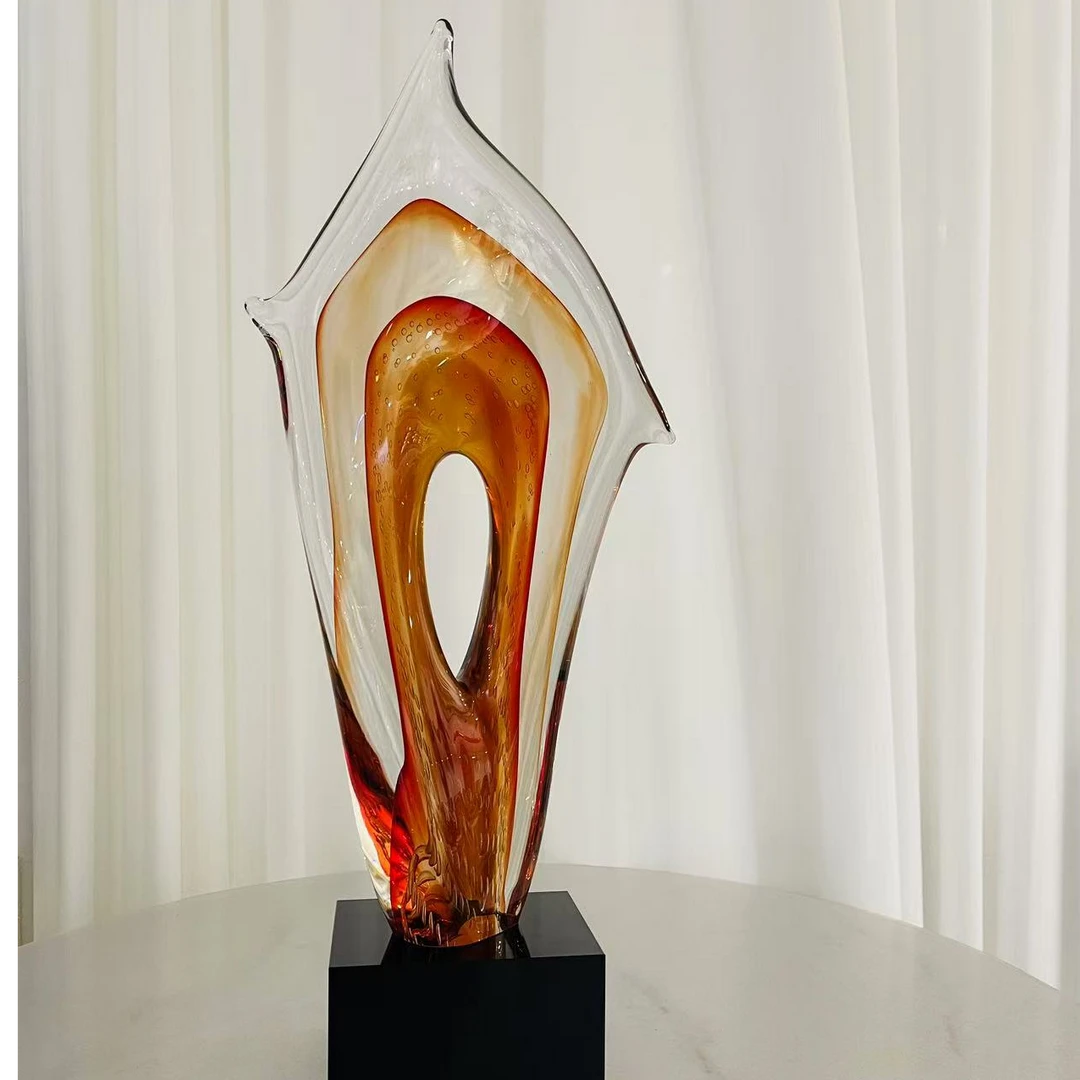 手工琉璃艺术摆件居家玄关电视柜摆件