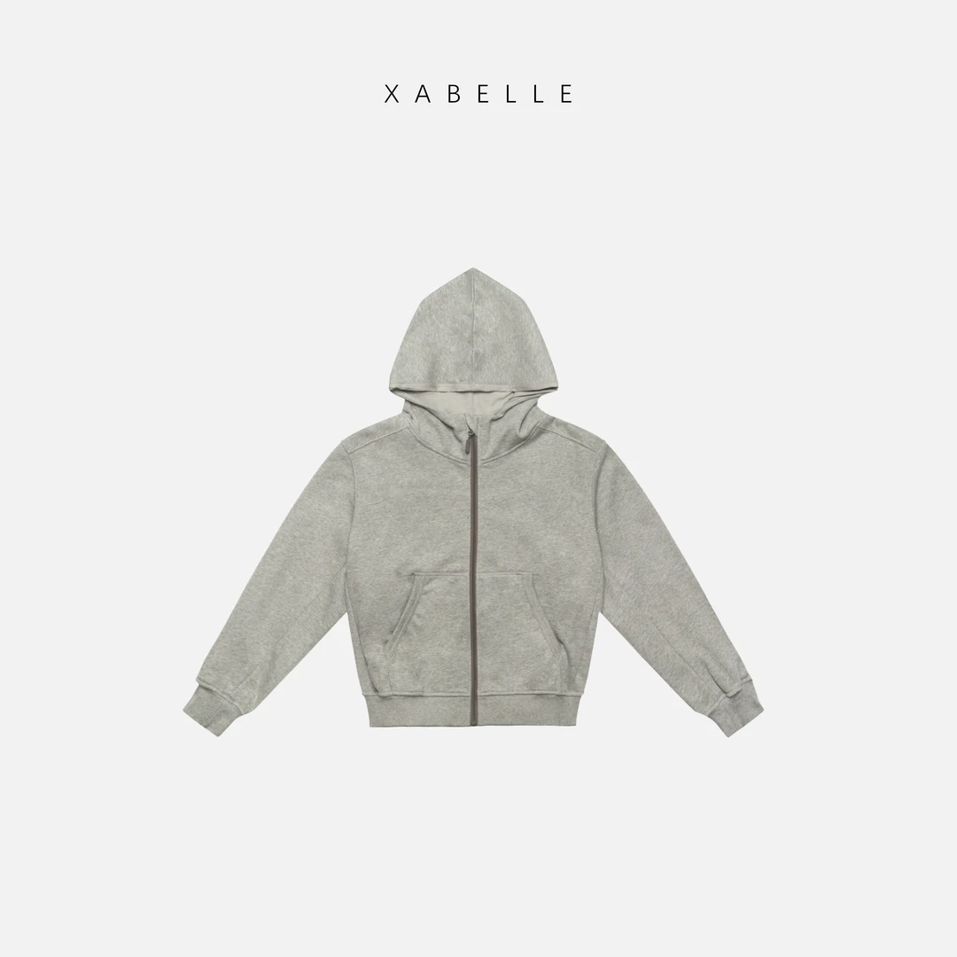 XABELLE 卫衣外套 松弛减龄 舒适磨毛外套24141