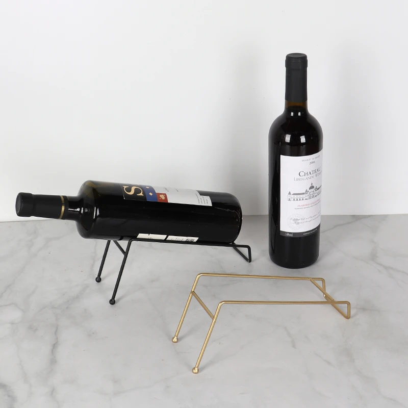 简约创意金属红酒架啤酒架展示架酒吧桌面酒架家居酒具摆件架子