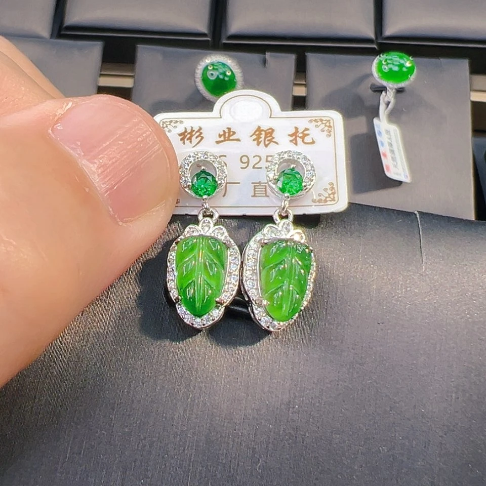 【闪购商品】翡翠戒指银S925镶嵌