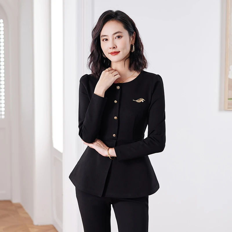 爱朴品牌大码女装冬季新款洋气时尚显瘦欧若风百搭气质上衣20986