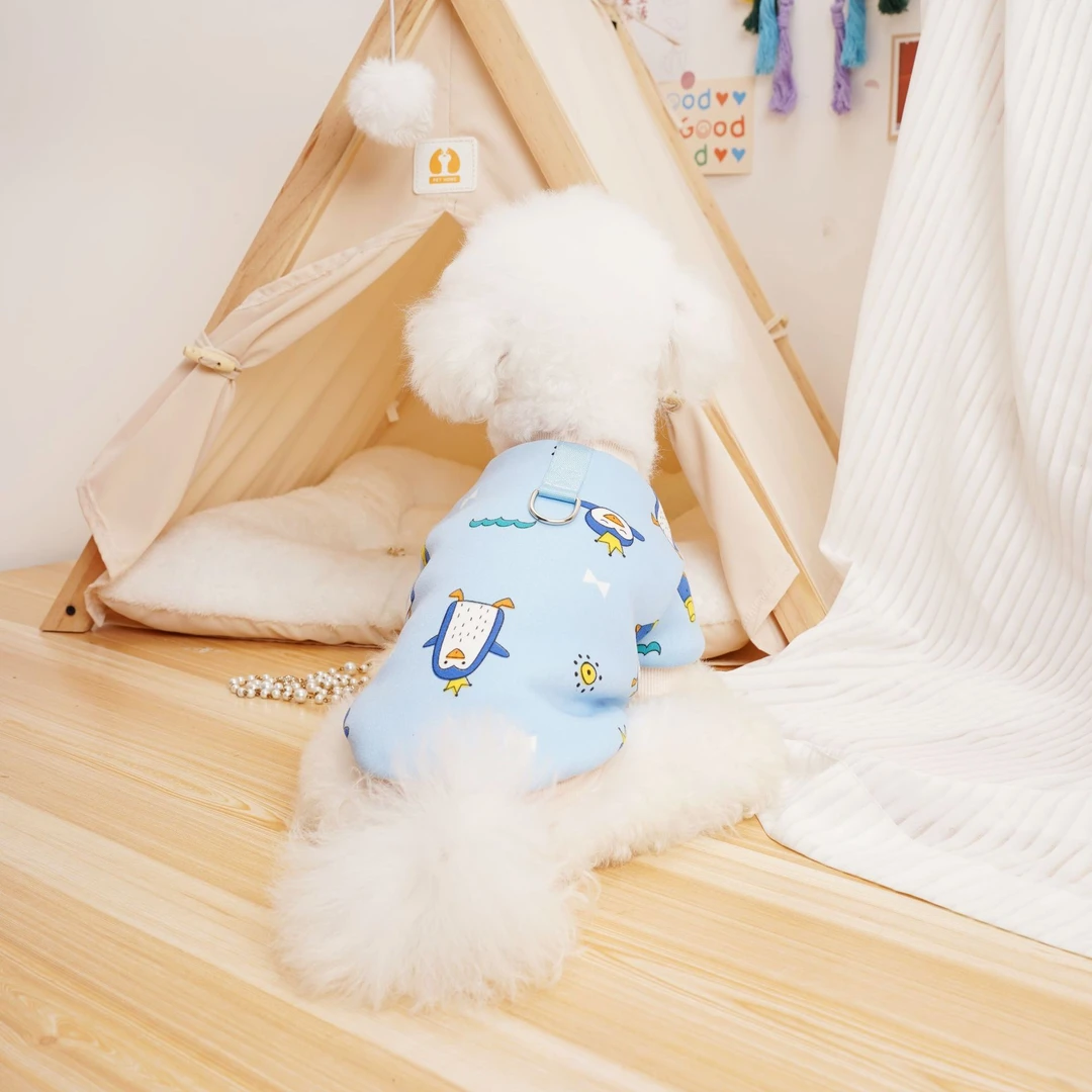 小猫咪狗狗衣服宠物服装秋冬加厚两腿卫衣衣服比熊泰迪小型犬狗衣