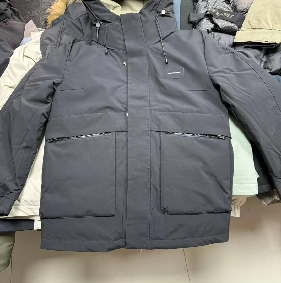 16开头冬季加厚外套情侣款男士时尚户外休闲保暖秋冬羽绒服男士