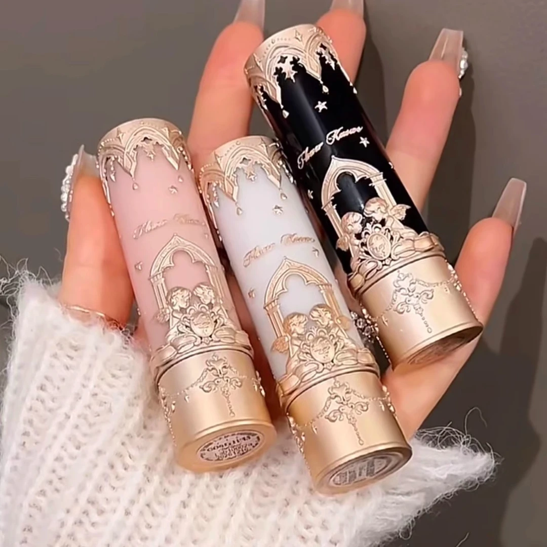 花知晓新品小天使唇泥棒丝绒哑光雾面口红唇纹不易沾杯显白奶茶女