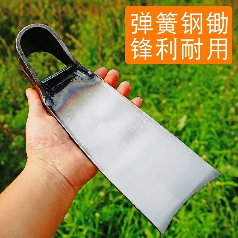 锄头挖地多功能家用老式镐头除草挖地园艺锻打全钢户外撅头