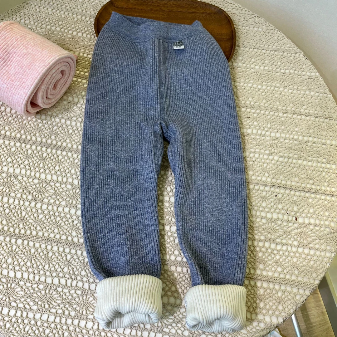 男女童冬季加厚热能裤校服神器