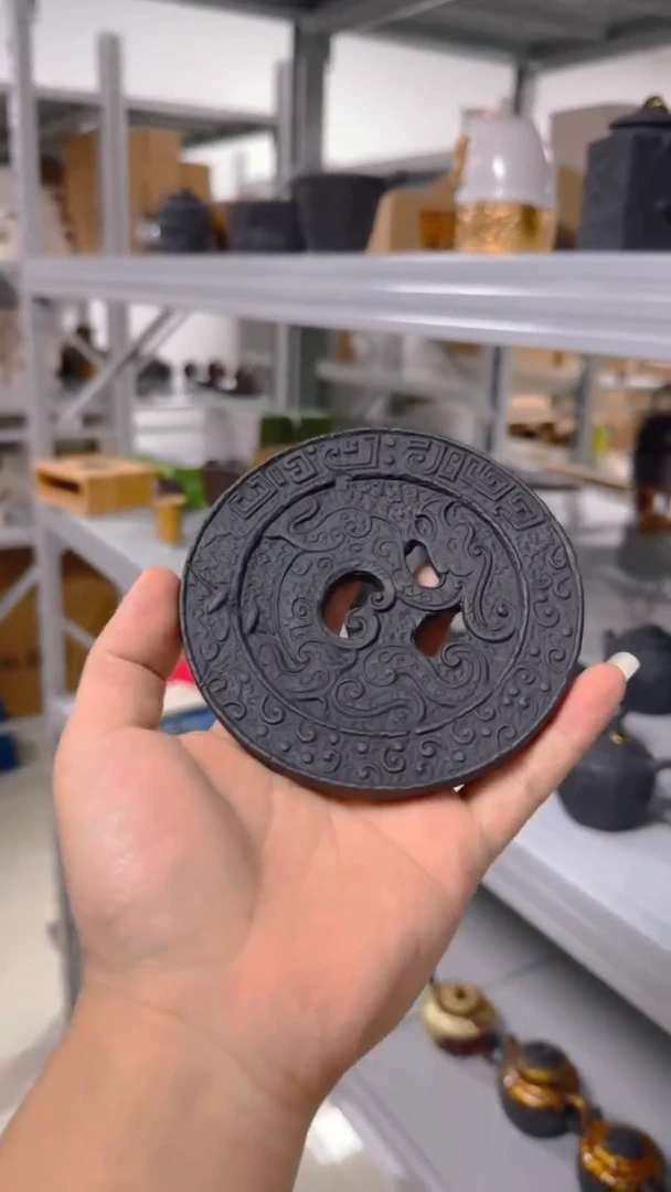 【闪购商品】黑金-龙纹壶垫黑金-龙纹壶垫