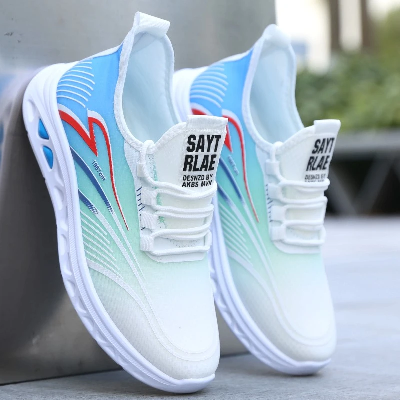 男鞋夏季旅游透气网面鞋潮流休闲运动鞋轻便跑步鞋软底鞋学生潮鞋