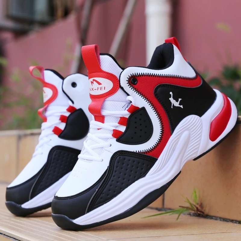 篮球鞋男鞋秋冬季2025新款实战球鞋学生耐磨高帮运动鞋男跑步潮鞋