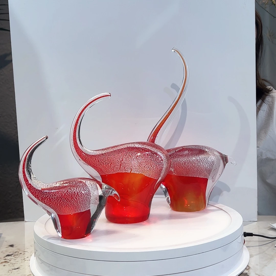 茶盏琉璃水晶摆件