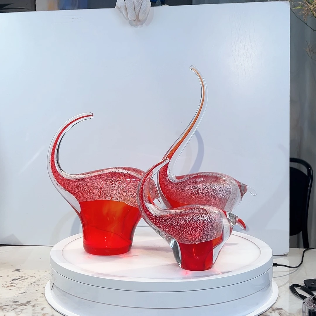 茶盏琉璃水晶摆件