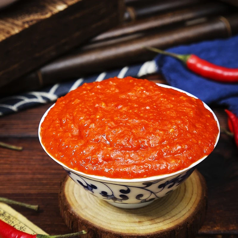 辣椒酱石磨原味开盖即食锅巴蘸酱食用调味蒜蓉辣酱拌饭拌面酱特产